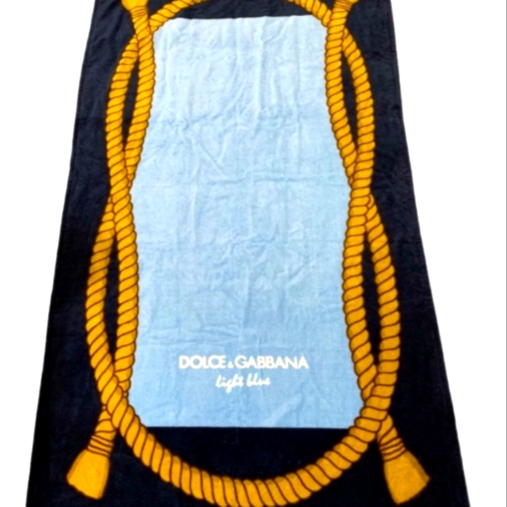 Large, Well Detailed, Dolce & Gabbana Nautical Beach Towel.